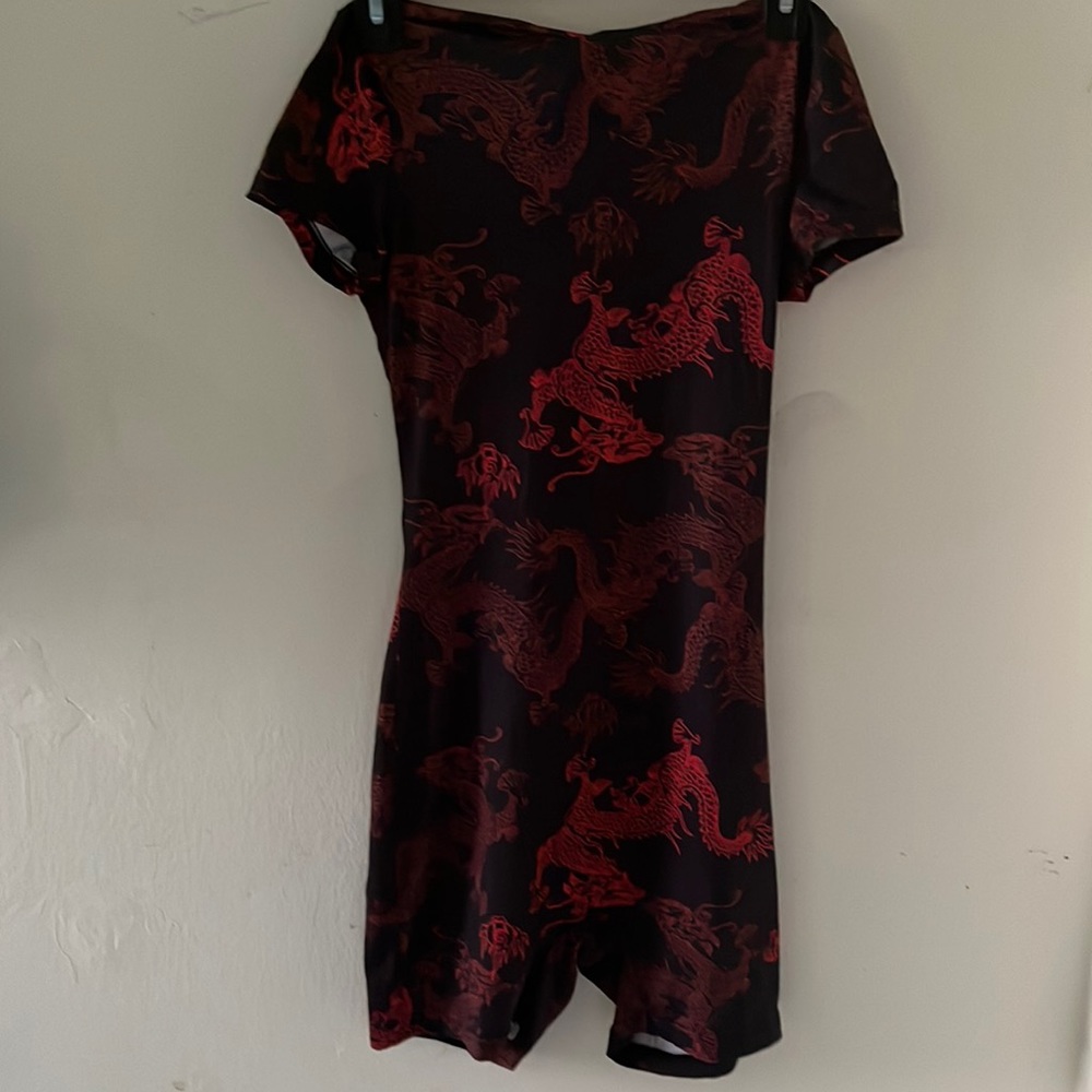 Dragon design short one piece